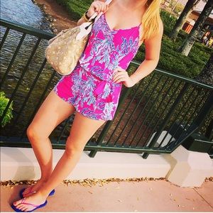 Lilly Pulitzer Pink Samba Romper